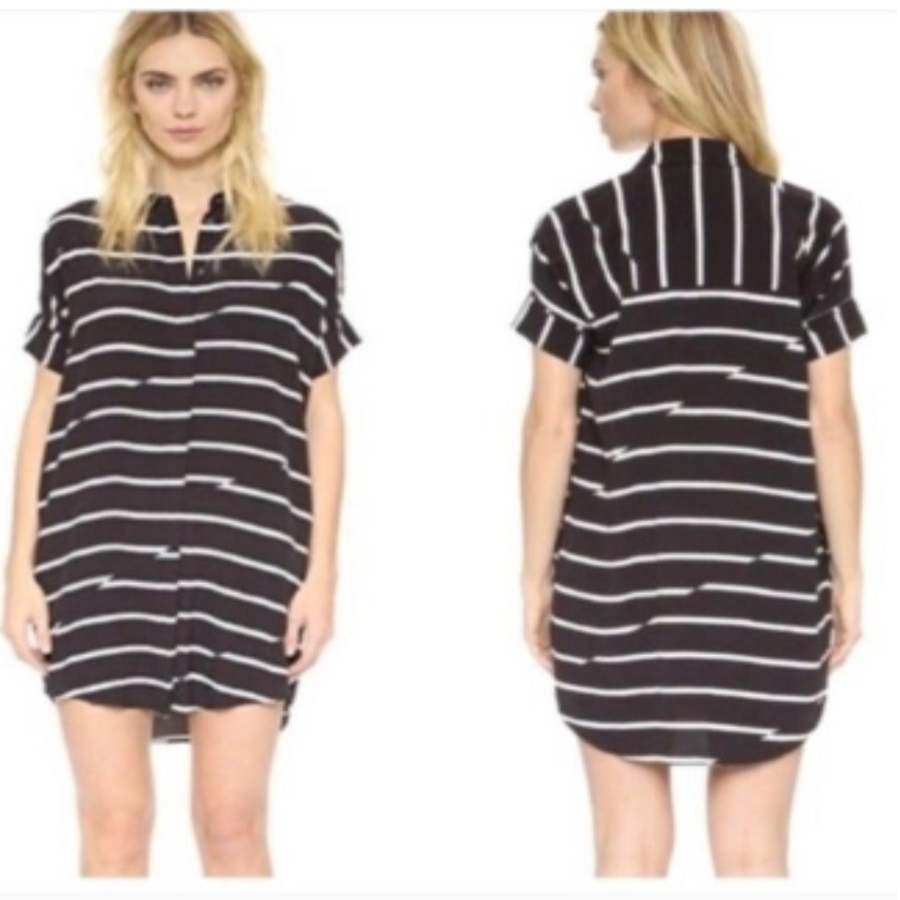 Madewell Courier Break Stripe ShirtDress